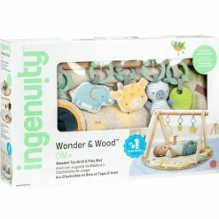 Tapis d'éveil avec arche en bois Tanner