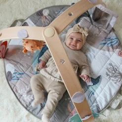 Tapis d'éveil avec arches en bois Ocean Bliss