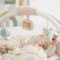 Tapis d'éveil avec arches Ernest, Flo et Oli (90 cm)