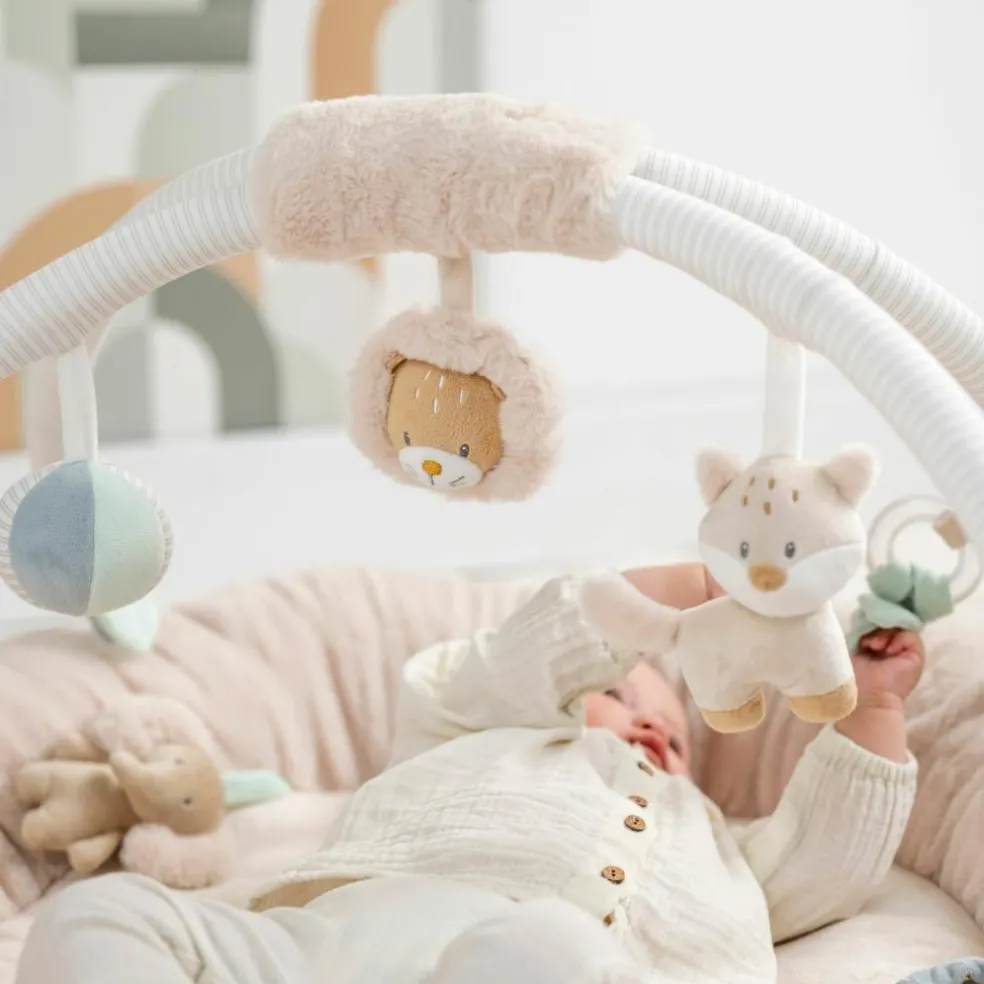 Tapis d'éveil avec arches Ernest, Flo et Oli (90 cm)