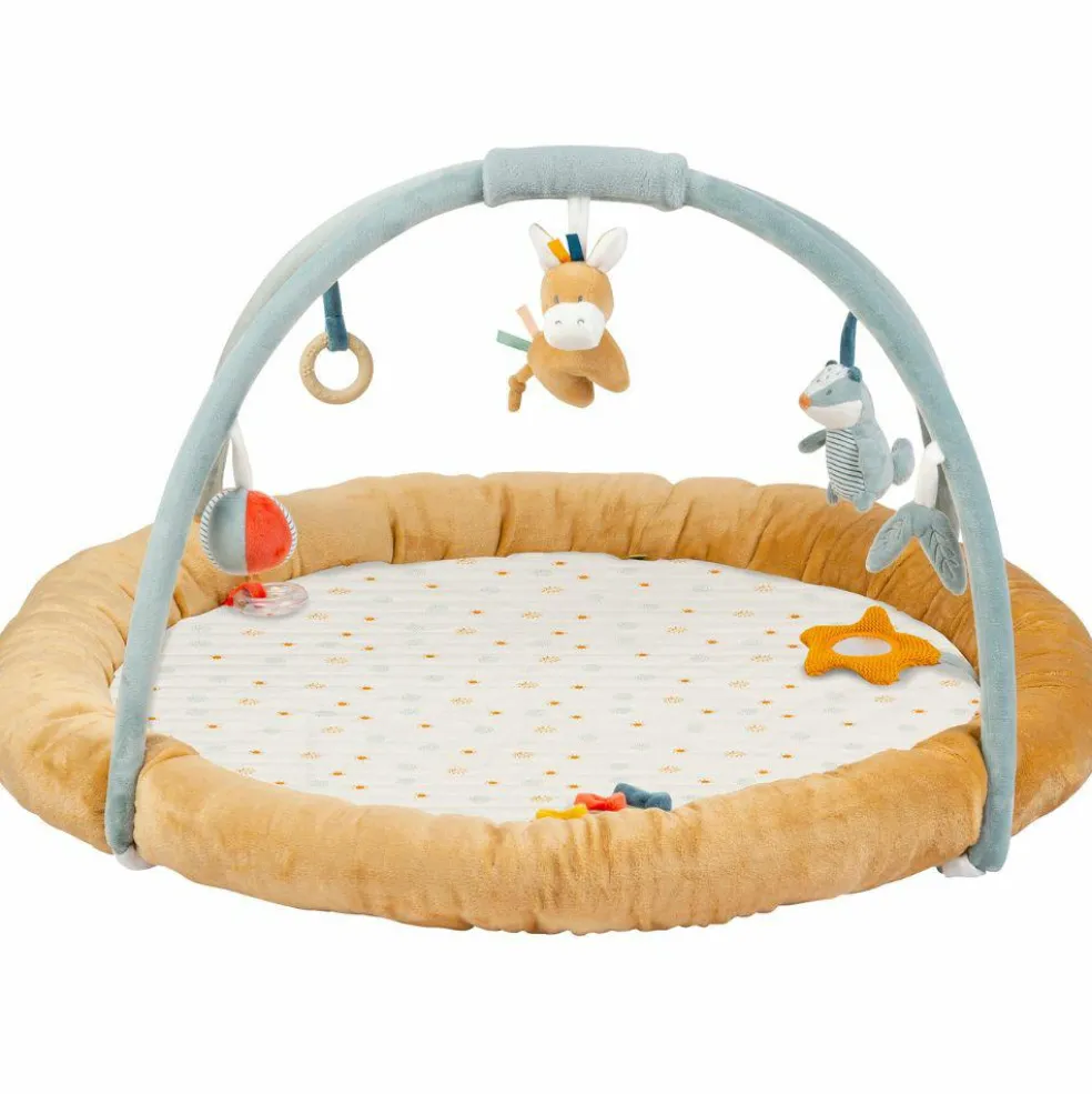Tapis d'éveil avec arches Felix et Léo (90 cm)