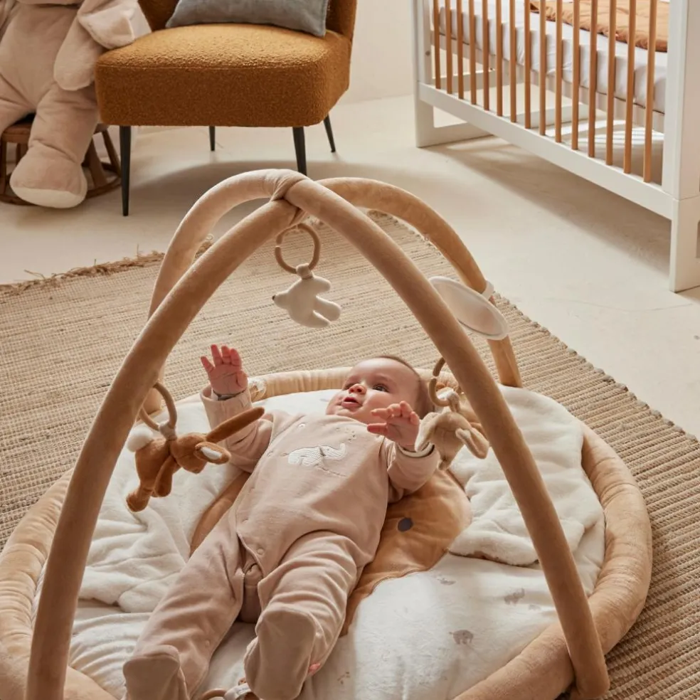 Tapis d'éveil Bali, Moka & Snow (85x77 cm)