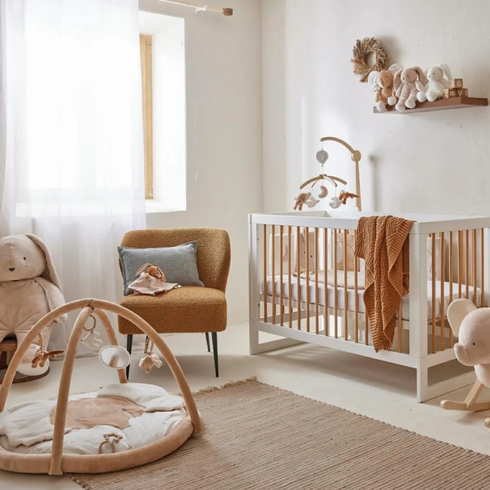 Tapis d'éveil Bali, Moka & Snow (85x77 cm)