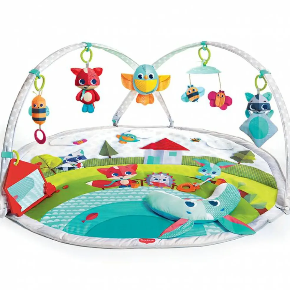 Tapis d'éveil Gymini Dynamic Dans la Prairie (110 x 90 cm)