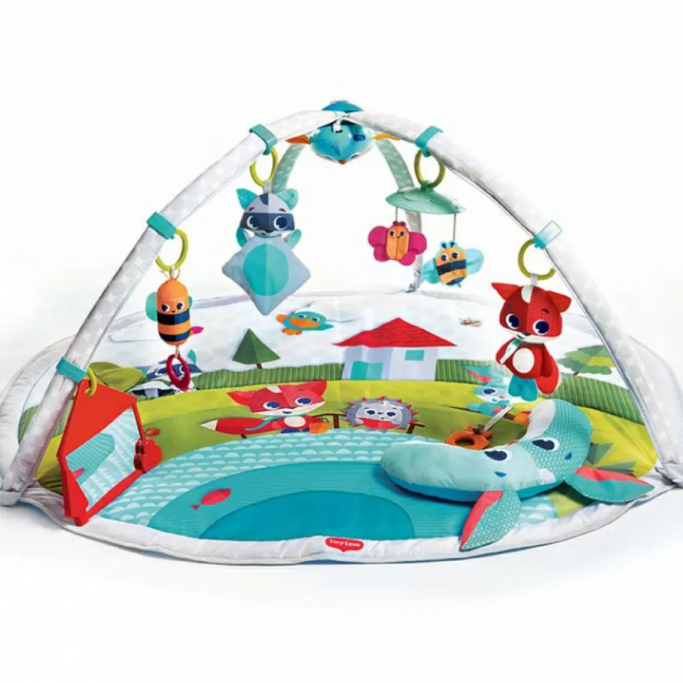 Tapis d'éveil Gymini Dynamic Dans la Prairie (110 x 90 cm)