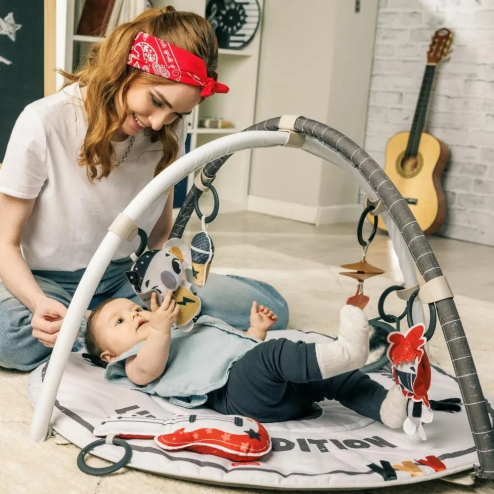 Tapis d'éveil Gymini Tiny Rockers (90 x 90 cm)
