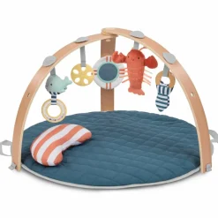 Tapis d'éveil réversible Cozy Spot avec arche en bois