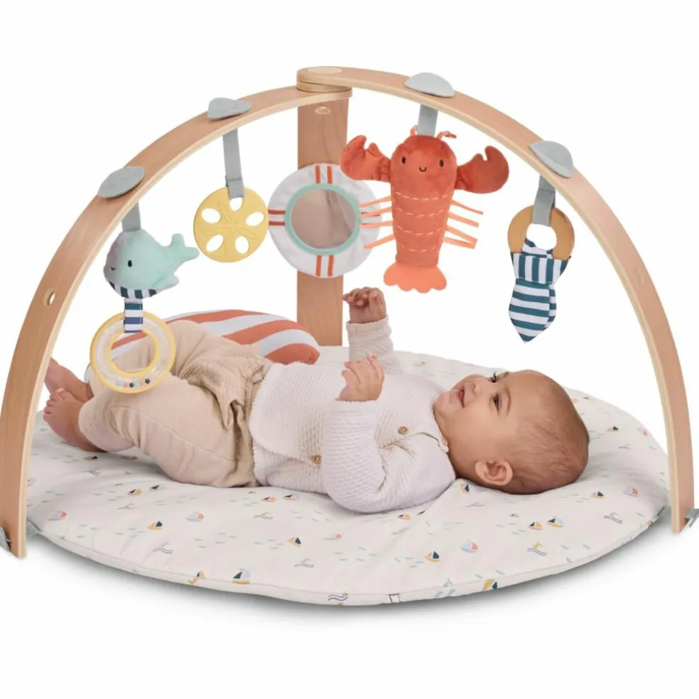 Tapis d'éveil réversible Cozy Spot avec arche en bois