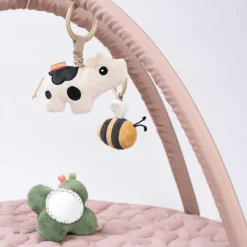 Tapis d'éveil Tiny farm Rose