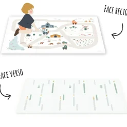 Tapis puzzle 3 en 1 Tiloo Farm (120 x 180 cm)