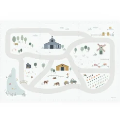 Tapis puzzle 3 en 1 Tiloo Farm (120 x 180 cm)