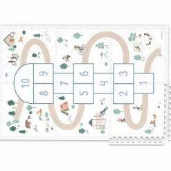 Tapis puzzle 3 en 1 Tiloo Marelle (120 x 180 cm)