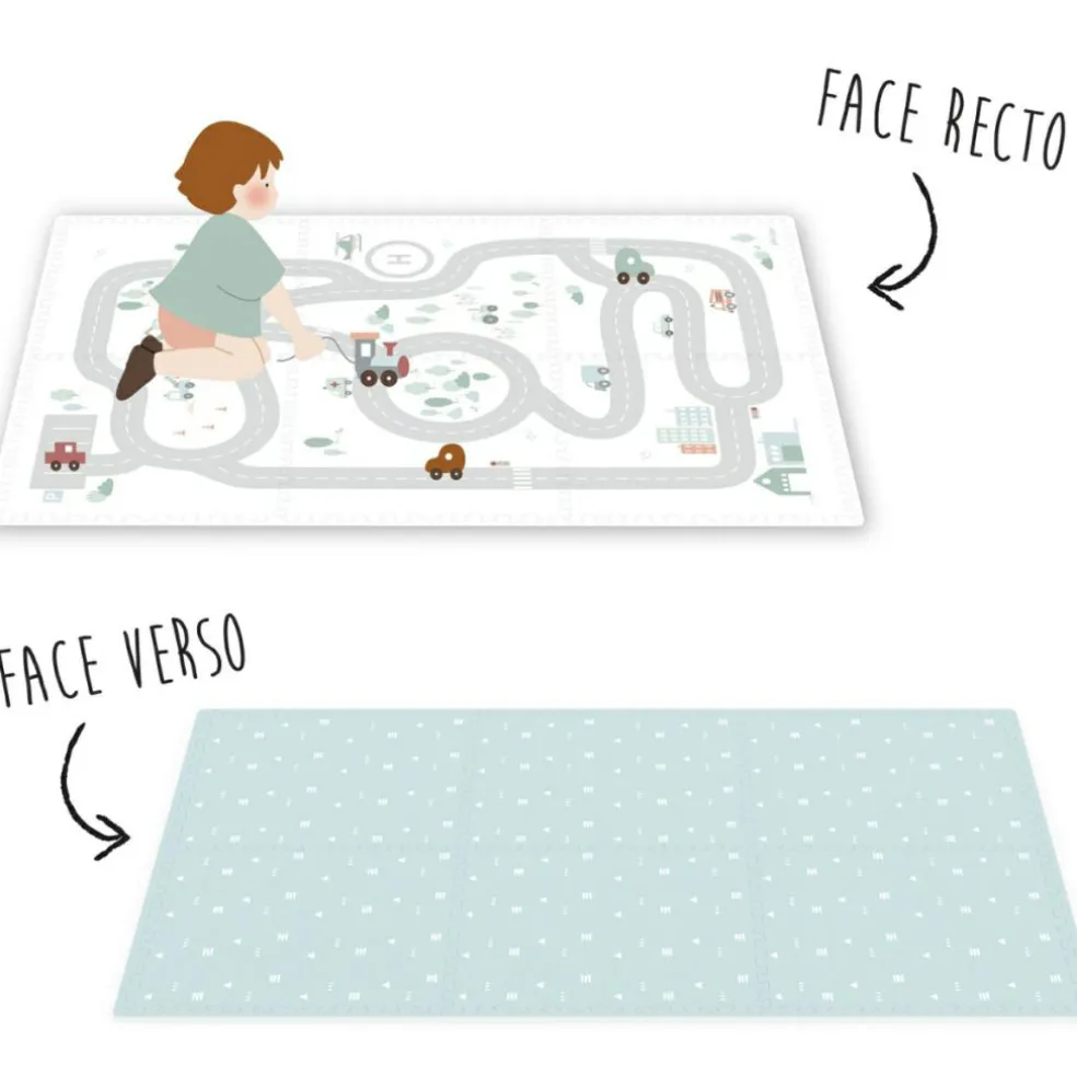 Tapis puzzle 3 en 1 Tiloo Road (120 x 180 cm)