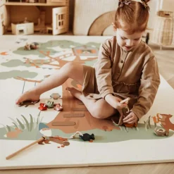 Tapis puzzle 3 en 1 Tiloo Treehouse (120 x 180 cm)