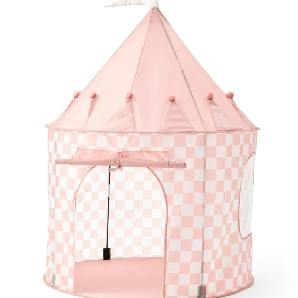 Tente de jeu Abricot à carreaux