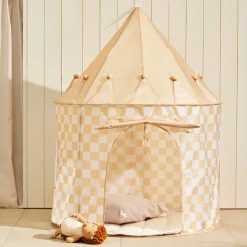 Tente de jeu Jaune à carreaux