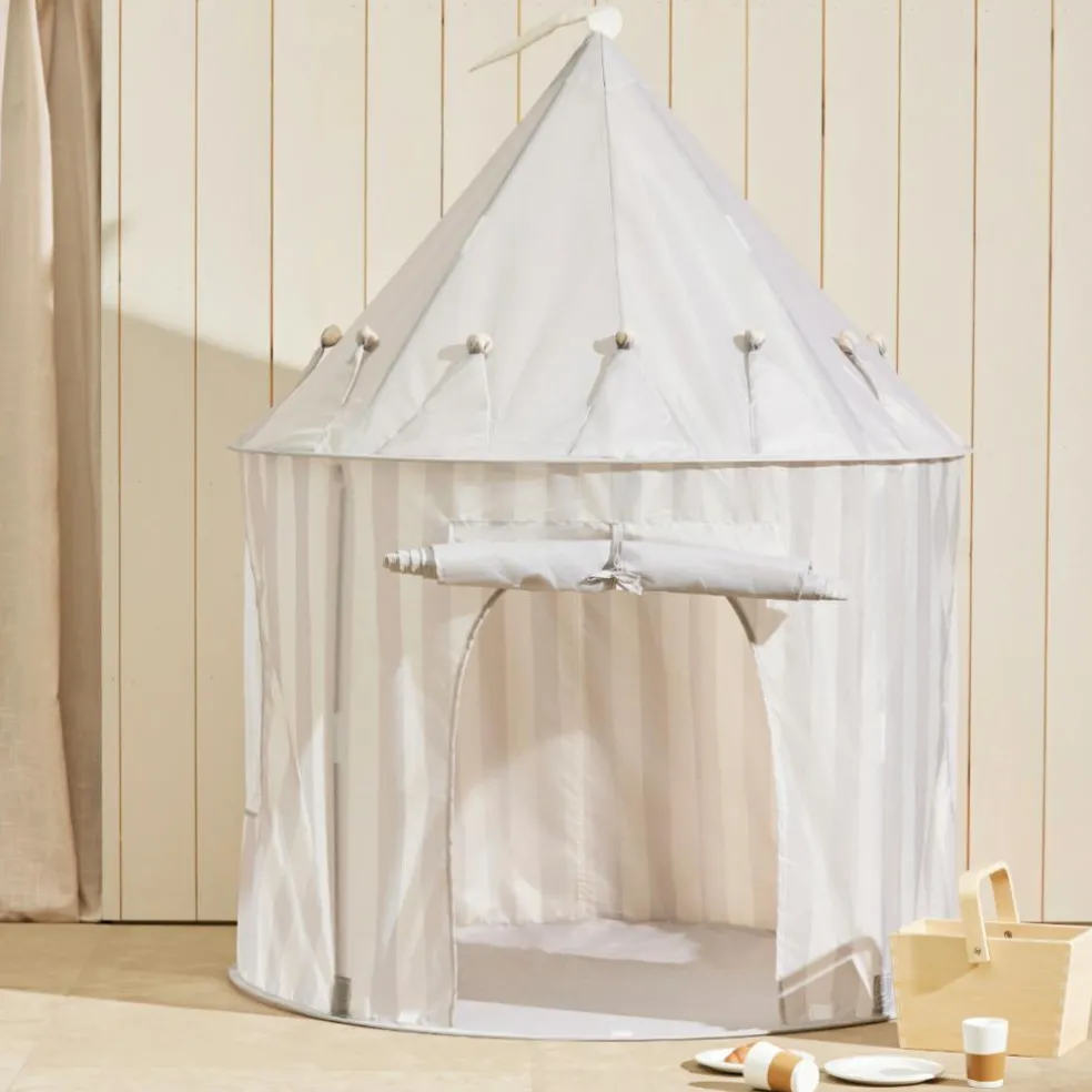 Tente de jeu Star Grise rayée