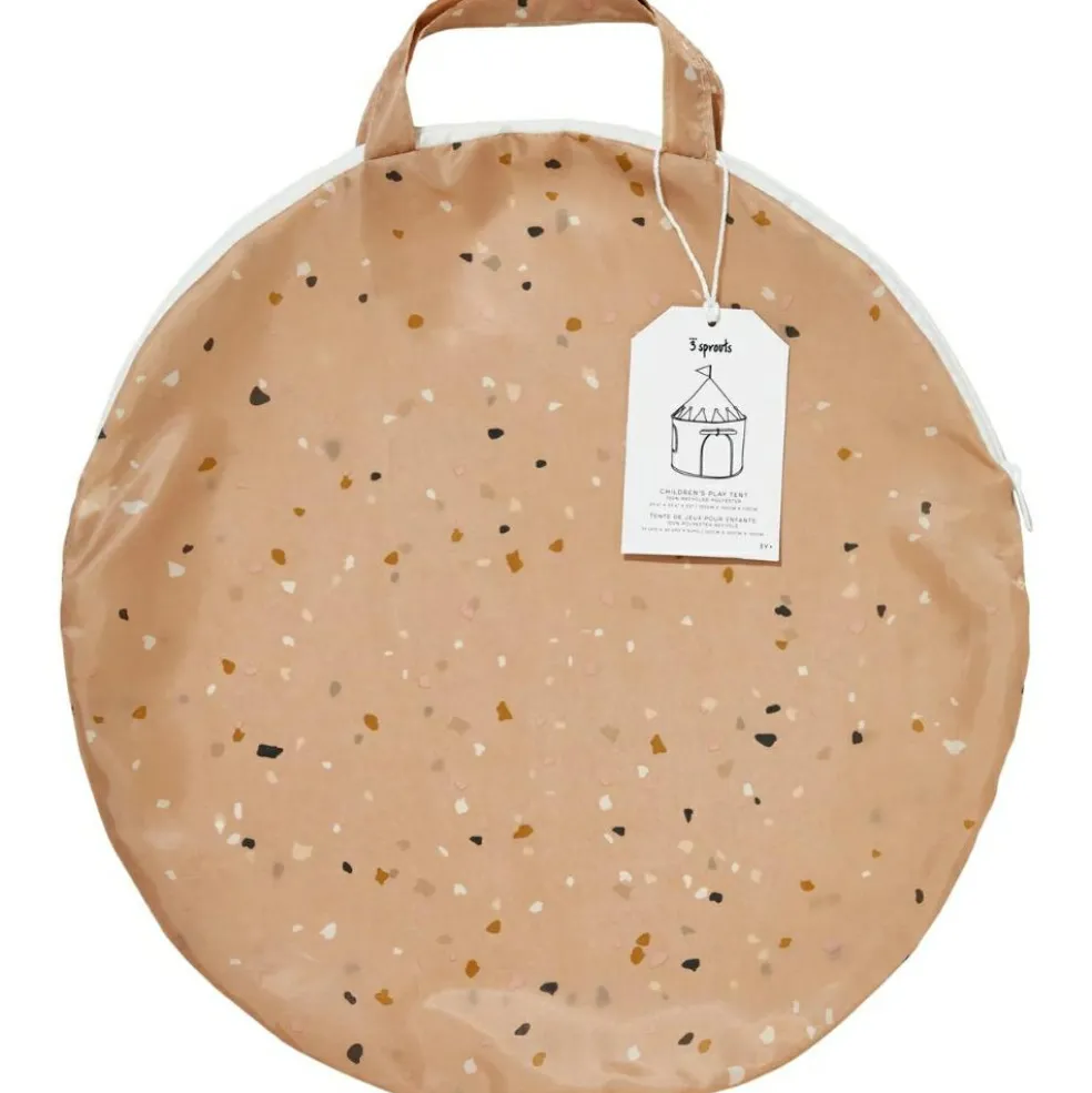 Tente en tissu recyclé Terrazzo argile