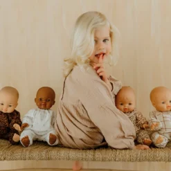 Tenue pour poupée Gaze Léopard (sans col)