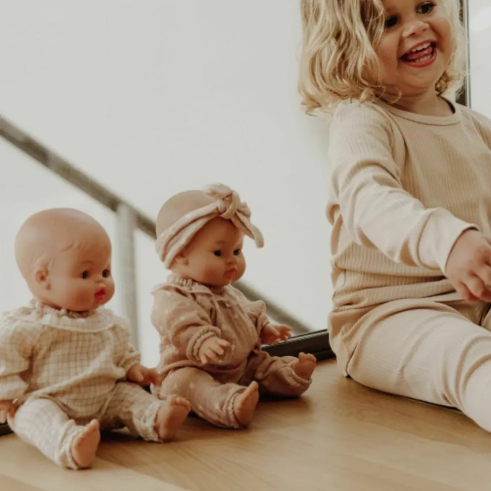 Tenue pour poupée Petits Carreaux (avec col)