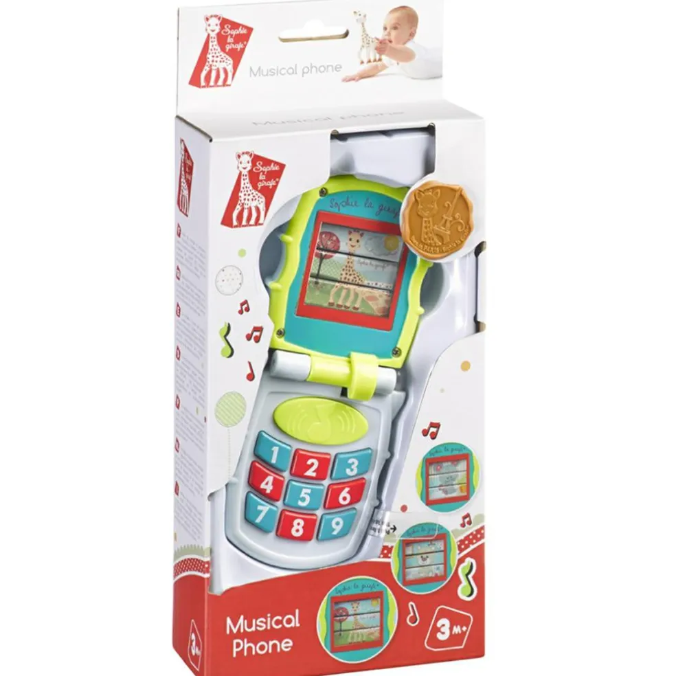Téléphone bébé musical Sophie la girafe Fresh Touch (coloris aléatoire)