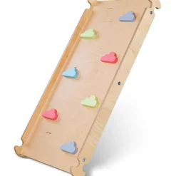 Toboggan et mur d'escalade 2 en 1 Pickler multicolore pastel