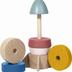 Tour à empiler en bois Fusée
