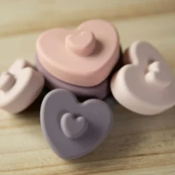 Tour coeurs à empiler en silicone