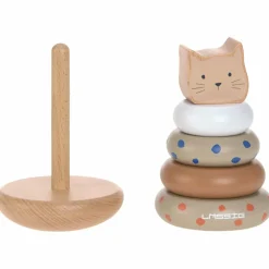 Tour d'anneaux empilables en bois Little Mateys