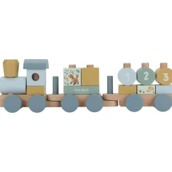 Train à blocs en bois FSC Forest Friends