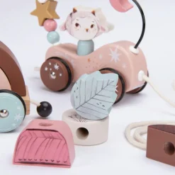 Train d'activités à tirer Après la pluie