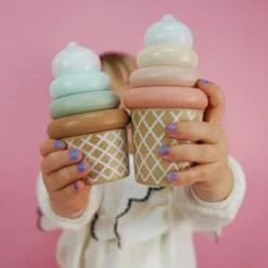 Train d'activités à tirer Glaces