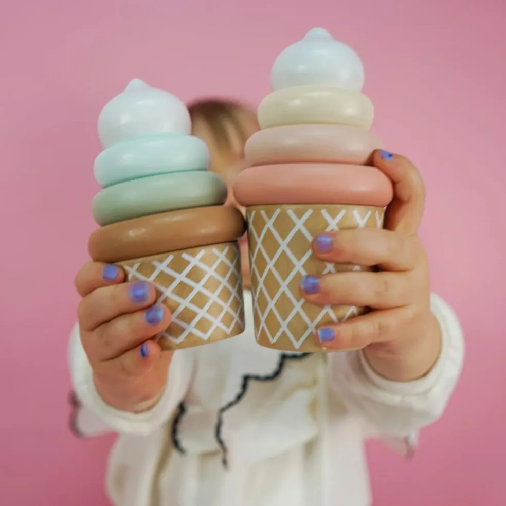 Train d'activités à tirer Glaces