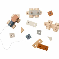 Train d'activités Blocs marron