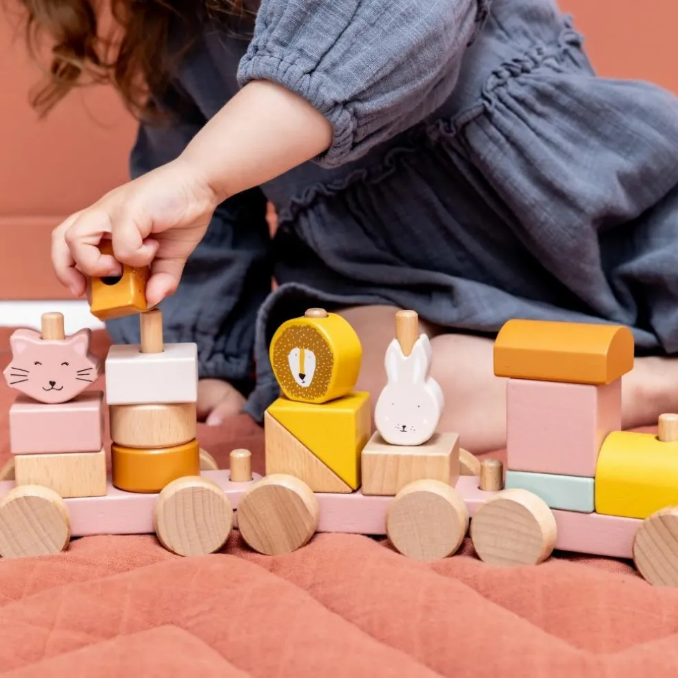 Train en bois Mrs. Cat