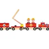 Train en bois Pompiers Story