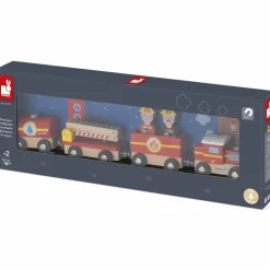 Train en bois Pompiers Story