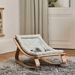 Transat à balancement en bois de hêtre Levo Farrow