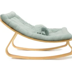 Transat à balancement en bois de hêtre Levo Farrow