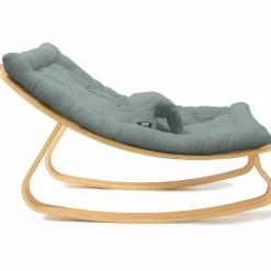 Transat à balancement en bois de hêtre Levo Orage