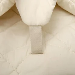 Transat à balancement Levo organic milk en bois de hêtre