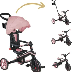 Tricycle Trike Explorer Foldable 4 en 1 Pastel Rose