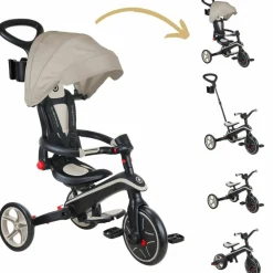 Tricycle Trike Explorer Foldable V2 4 en 1 Taupe