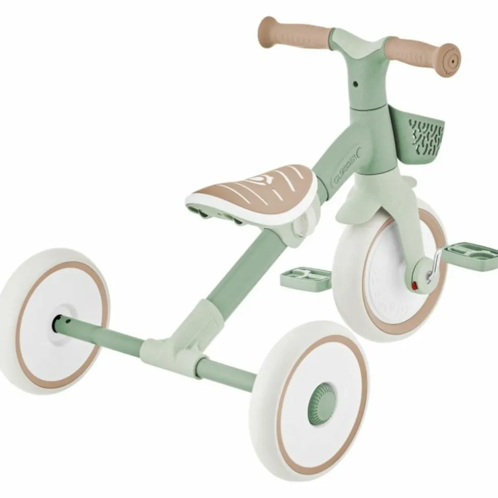 Tricycle évolutif Learning trike plus 2 en 1 eco-logic Vert sauge