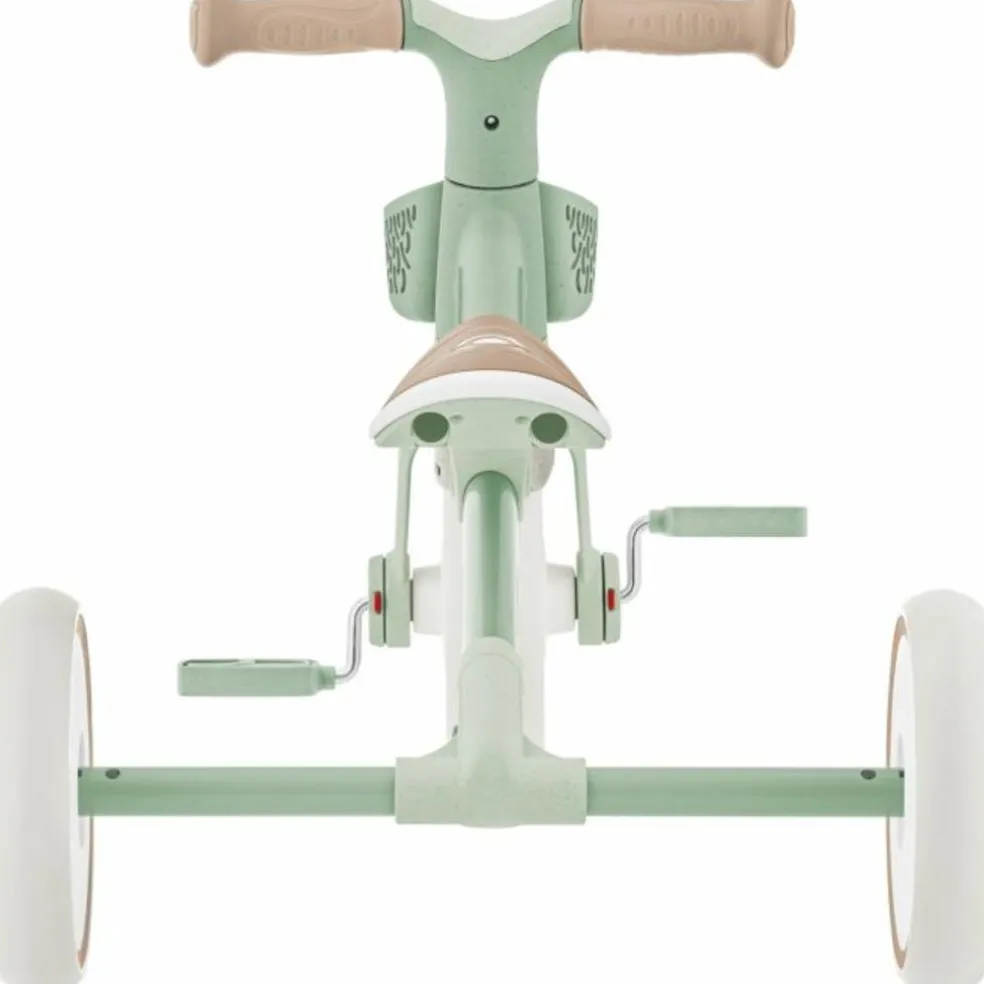 Tricycle évolutif Learning trike plus 2 en 1 eco-logic Vert sauge