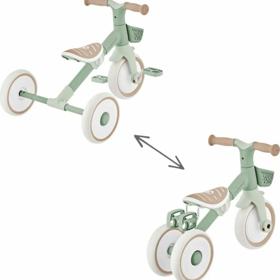 Tricycle évolutif Learning trike plus 2 en 1 eco-logic Vert sauge