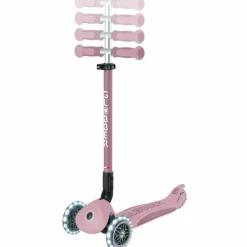 Trottinette Go up Deluxe Lights eco-logic 360° Framboise