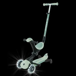 Trottinette Go up Deluxe Lights eco-logic 360° Pistache
