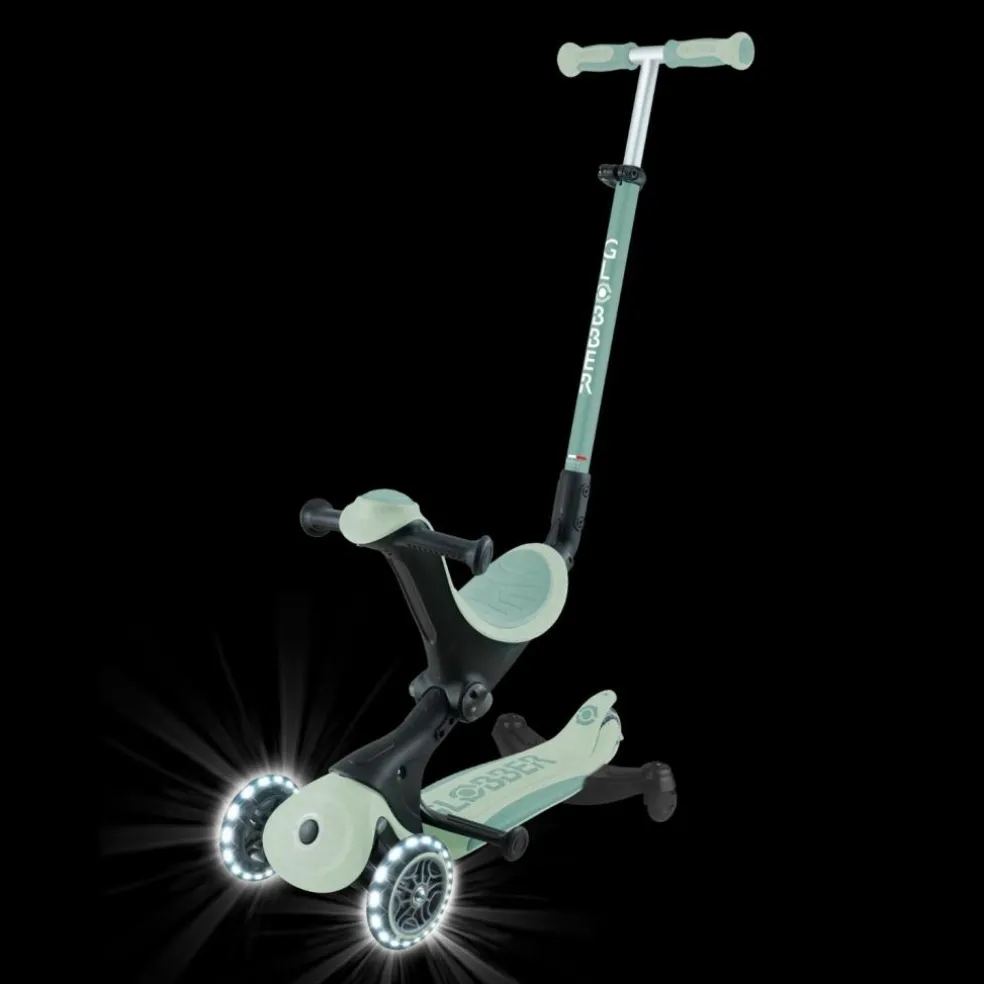 Trottinette Go up Deluxe Lights eco-logic 360° Pistache