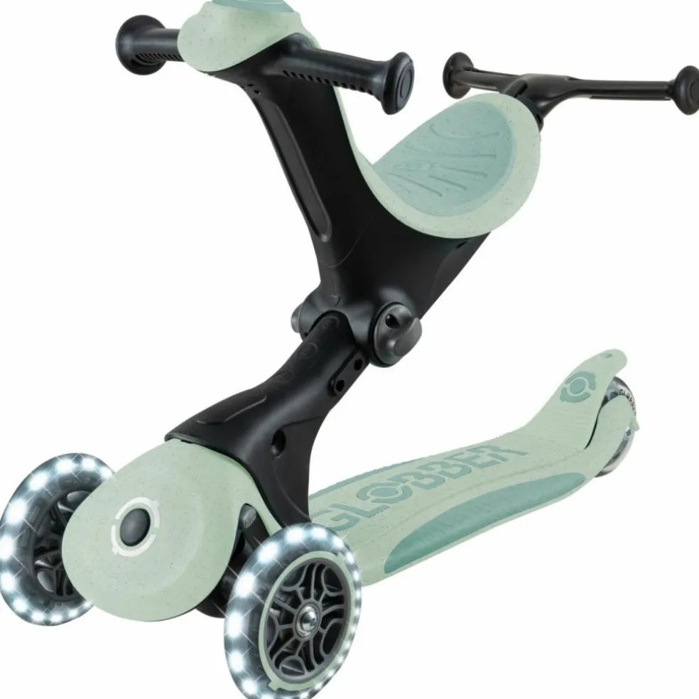 Trottinette Go up Deluxe Lights eco-logic 360° Pistache